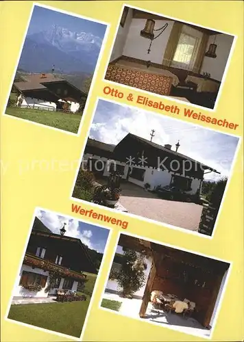 Werfenweng Haus Otto und Elisabeth Weissacher Kat. Werfenweng