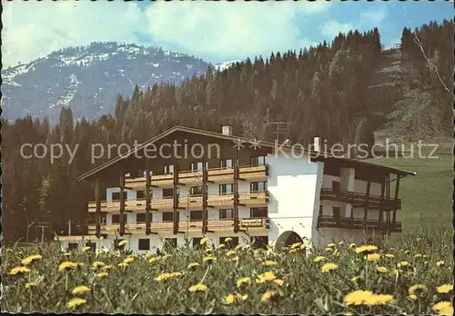 Fieberbrunn Tirol Hotel Pension Cafe Brunnhof Kat. Fieberbrunn