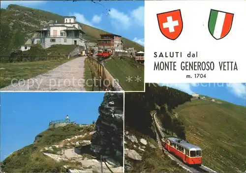 Monte Generoso Bergbahn Kat. Monte Generoso