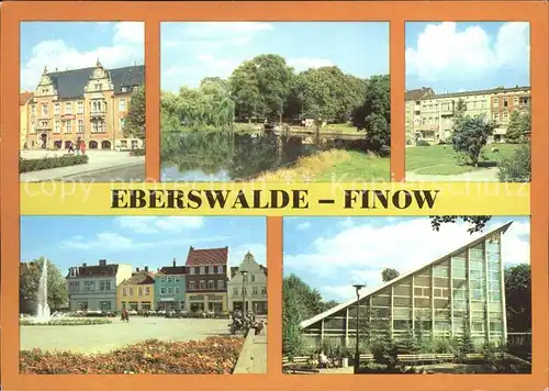 Eberswalde Rathaus Platz der Freundschaft Kat. Eberswalde Waldstadt