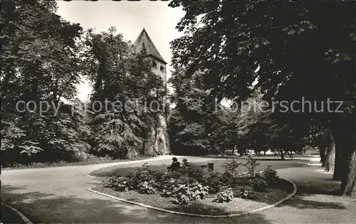 Villingen Schwenningen Anlagen mit Kaiserturm Kat. Villingen Schwenningen