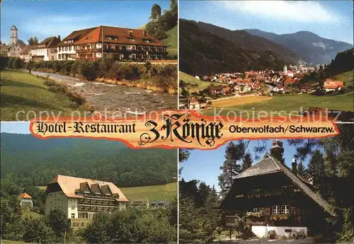 Oberwolfach Hotel Restaurant 3 Koenige Panorama Kat. Oberwolfach