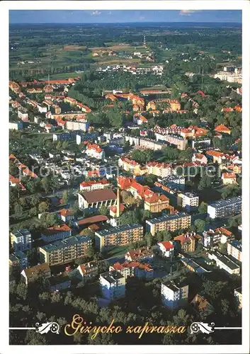 Loetzen Ostpreussen Fliegeraufnahme Kat. Gizycko