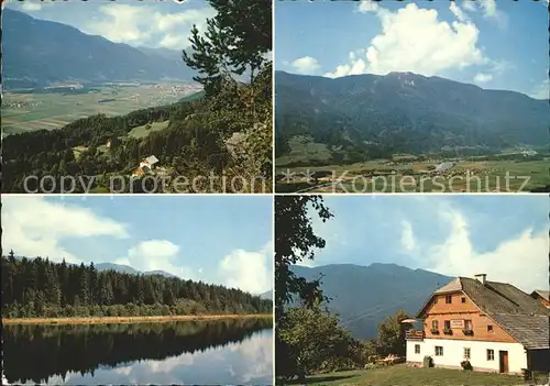 Spittal Drau Gasthof Lug ins Land Oberzmoeln Panorama Kat. Spittal an der Drau