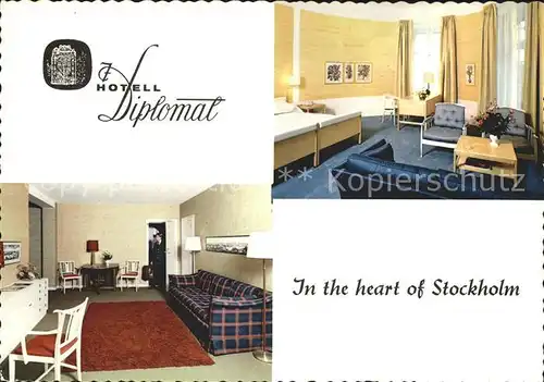 Stockholm Hotel Diplomat Kat. Stockholm