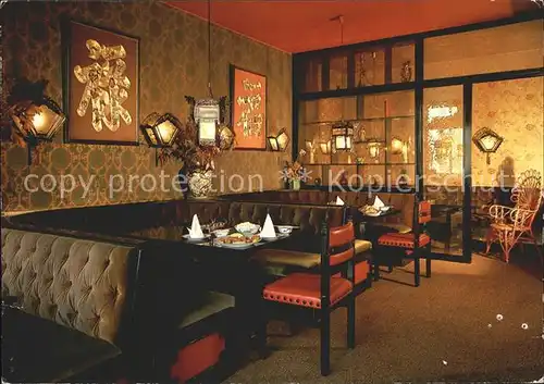 Berlin China Restaurant Hongkong Gastraum Kat. Berlin