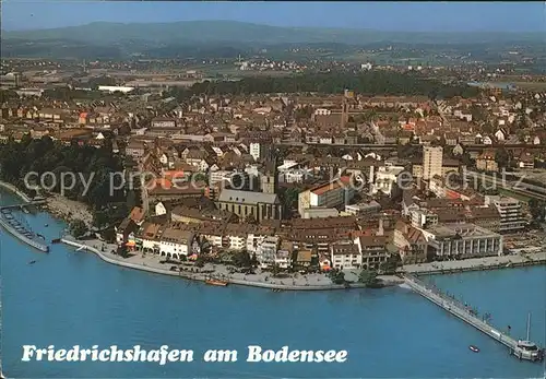 Friedrichshafen Bodensee Altstadtkern Fliegeraufnahme Kat. Friedrichshafen