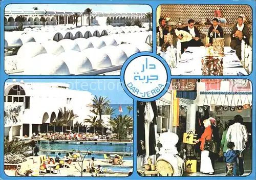 Djerba Hotel Dar Jerba Swimmingpool Musiker Bazar Kat. Djerba