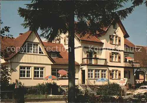 Obermusbach Freudenstadt Schwarzwald Kurhaus Auerhahn Kat. Freudenstadt