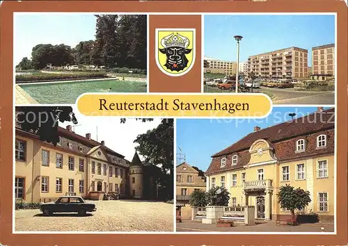 Stavenhagen Waldbad Neubauten Schloss Fritz Reuer Literaturmuseum Kat. Stavenhagen Reuterstadt