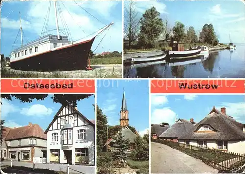 Wustrow Ostseebad Betriebsferienheim Plamag Plauen Hafen Hauptstrasse Anlage Neue Strasse Kat. Ostseebad Wustrow