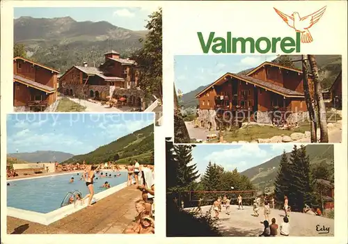 Valmorel Savoie Station Ete Hiver Schwimmbad Volleyball Kat. Les Avanchers Valmorel