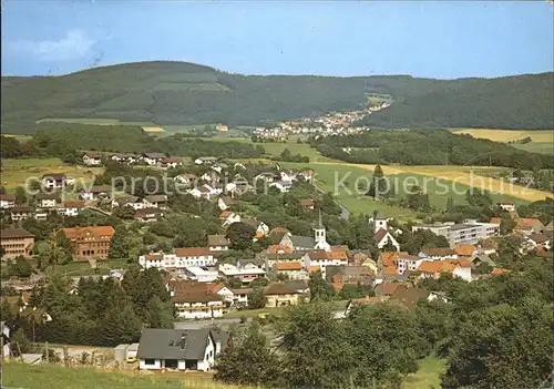 Waldmichelbach Panorama Kat. Wald Michelbach