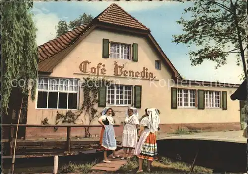 Luebbenau Spreewald Cafe Venedig Kat. Luebbenau