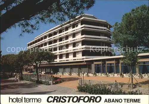 Abano Terme Hotel Cristoforo Kat. Abano Terme