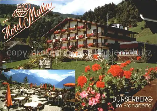 Buerserberg Vorarlberg Hotel Matin Kat. Buerserberg
