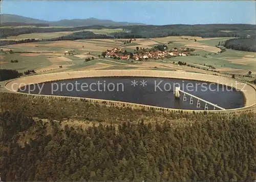 Trausnitz Fliegeraufnahme Kraftwerksgruppe Jansen Hochspeicher Rabenleite Kat. Trausnitz