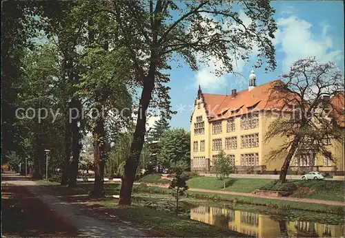 Nienburg Weser Albert Schweizer Schule und Stadtgraben / Nienburg (Weser) /Nienburg LKR