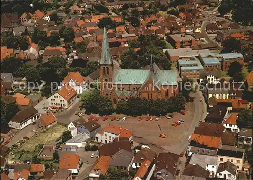 Meldorf Fliegeraufnahme Kirchenpartie Kat. Meldorf