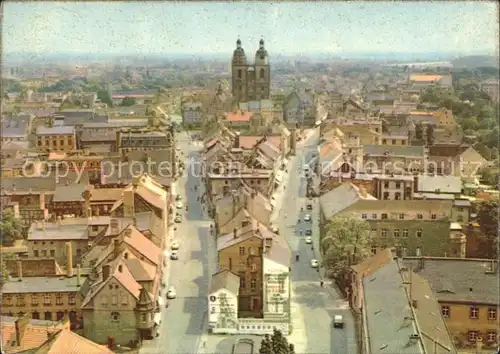 Wittenberg Lutherstadt Blick vom Turm der Schlosskirche Kat. Wittenberg