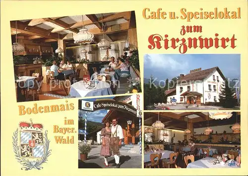 Bodenmais Cafe Restaurant Zum Rirznwirt Kat. Bodenmais