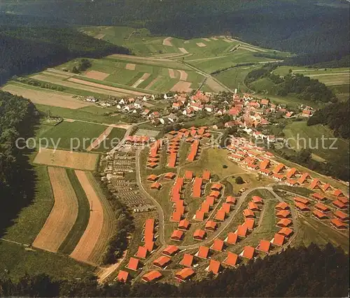 Ronshausen Fliegeraufnahme Feriendorf Kat. Ronshausen