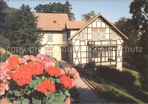 Wernigerode Harz Haus Einkehr Pension Kat. Wernigerode