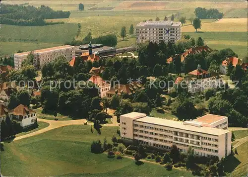 Kutzenberg Fliegeraufnahme Bezirks Krankenhaus Kat. Ebensfeld