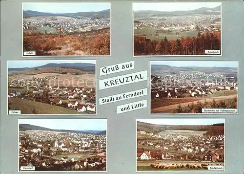 Krombach Westfalen Littfeld Eichen Ferndorf Kredenbach  Kat. Kreuztal