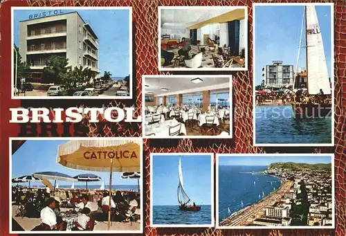 Cattolica Hotel Bristol Segelboot Kat. Cattolica