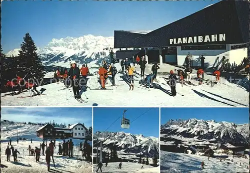 Schladming Obersteiermark Schiparadies Planai Schladminger Huette Luftseilbahn  Kat. Schladming