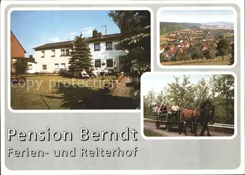 Ippinghausen Pension Berndt Reiterhof  Kat. Wolfhagen