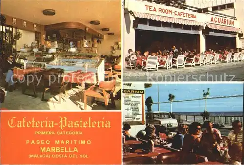 Marbella Andalucia Cafeteria Pasteleria Acuarium  Kat. Marbella