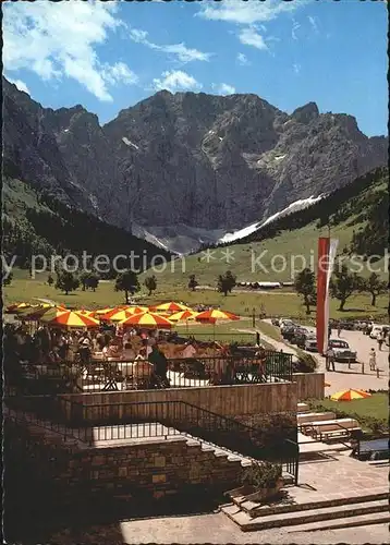 Karwendel Alpengasthof Eng Grossen Ahornboden Grubenkar Nordwand Kat. Schwaz