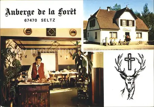 Seltz Wissembourg Auberge de la Foret  Kat. Seltz