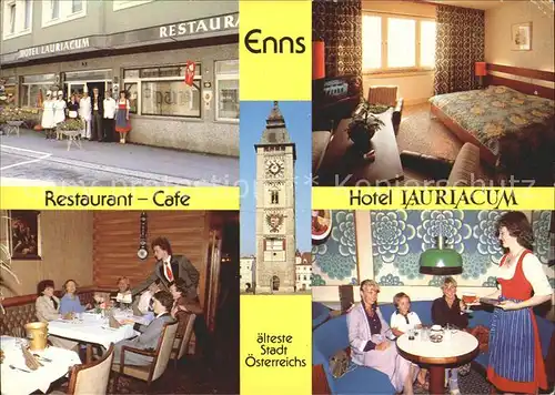 Enns Restaurant Cafe Hotel Lauriacum  Kat. Enns