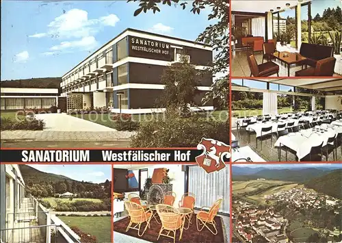 Bad Wildungen Westfaelischer Hof KG Sanatoium  Kat. Bad Wildungen