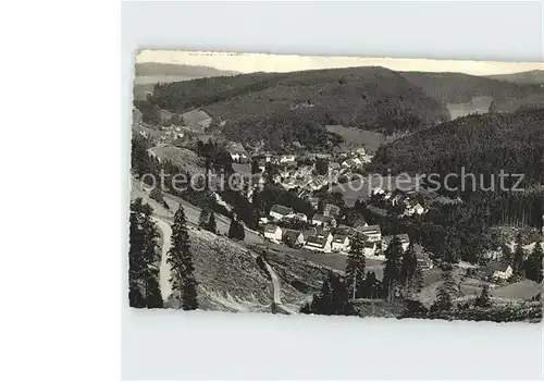 Bad Grund Harz Blick vom Eichelberg Kat. Bad Grund (Harz)