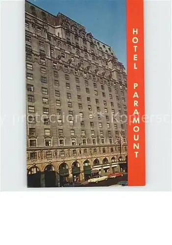 New York City Hotel Paramount West of Broadway / New York /
