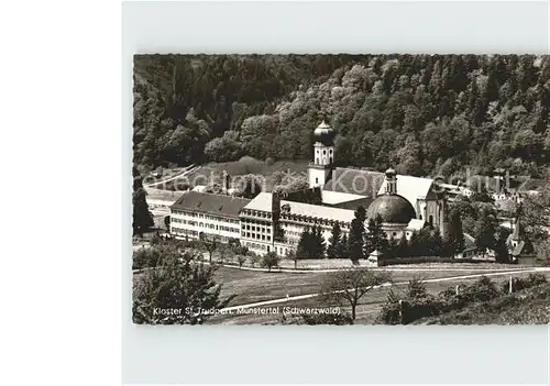 Muenstertal Schwarzwald Kloster St Trudpert Kat. Muenstertal