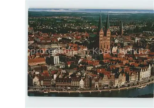 Luebeck Fliegeraufnahme Kat. Luebeck