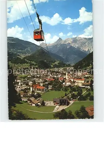 Schruns Vorarlberg Hochseilbahn Zimba Vadanser Steinwand Kat. Schruns