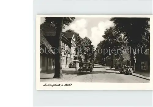 Ludwigslust Mecklenburg Strassenpartie Kat. Ludwigslust