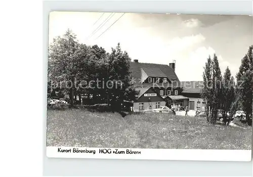 Baerenburg Sachsen HOG Zum Baeren Kat. Altenberg