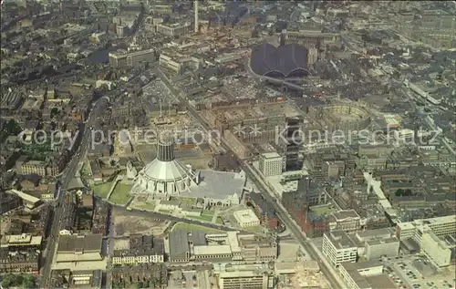 Liverpool Fliegeraufnahme Roman Catholic Cathedral Kat. Liverpool