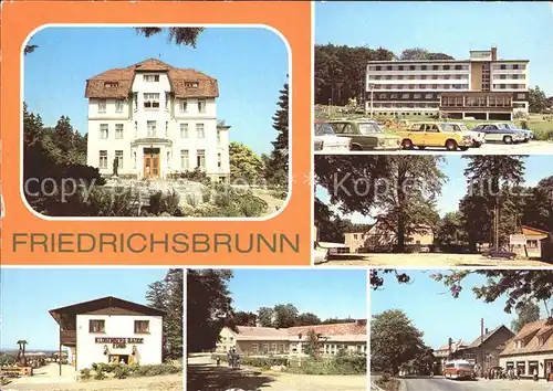 Friedrichsbrunn Harz Sanatorium Ernst Thaelmann FDGB Bettenhaus Kurt Dille Kat. Friedrichsbrunn