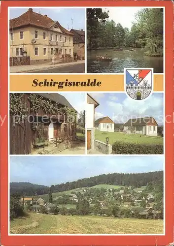 Schirgiswalde Rathaus Gondelteich Bungalowsiedlung Kat. Schirgiswalde