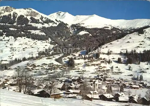 Lenk Simmental Dorf Schatt  Seewlenhorn Laveygrat Kat. Lenk Simmental