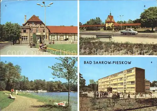 Bad Saarow Pieskow Bahnhofes  Hotel Schiffsanlegestelle  Kat. Bad Saarow