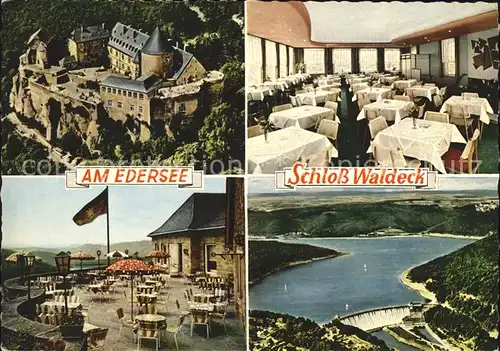 Edersee Schloss Waldeck Kat. Edertal